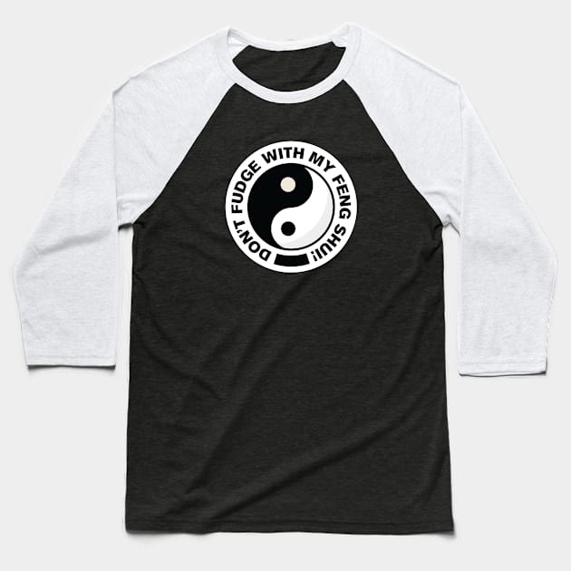 Feng Shui (Yin Yang) Baseball T-Shirt by Merch House